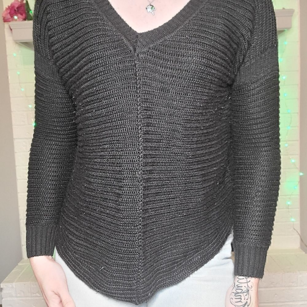 Black knitted sweater by Sam Edelman - Picture 2 of 6